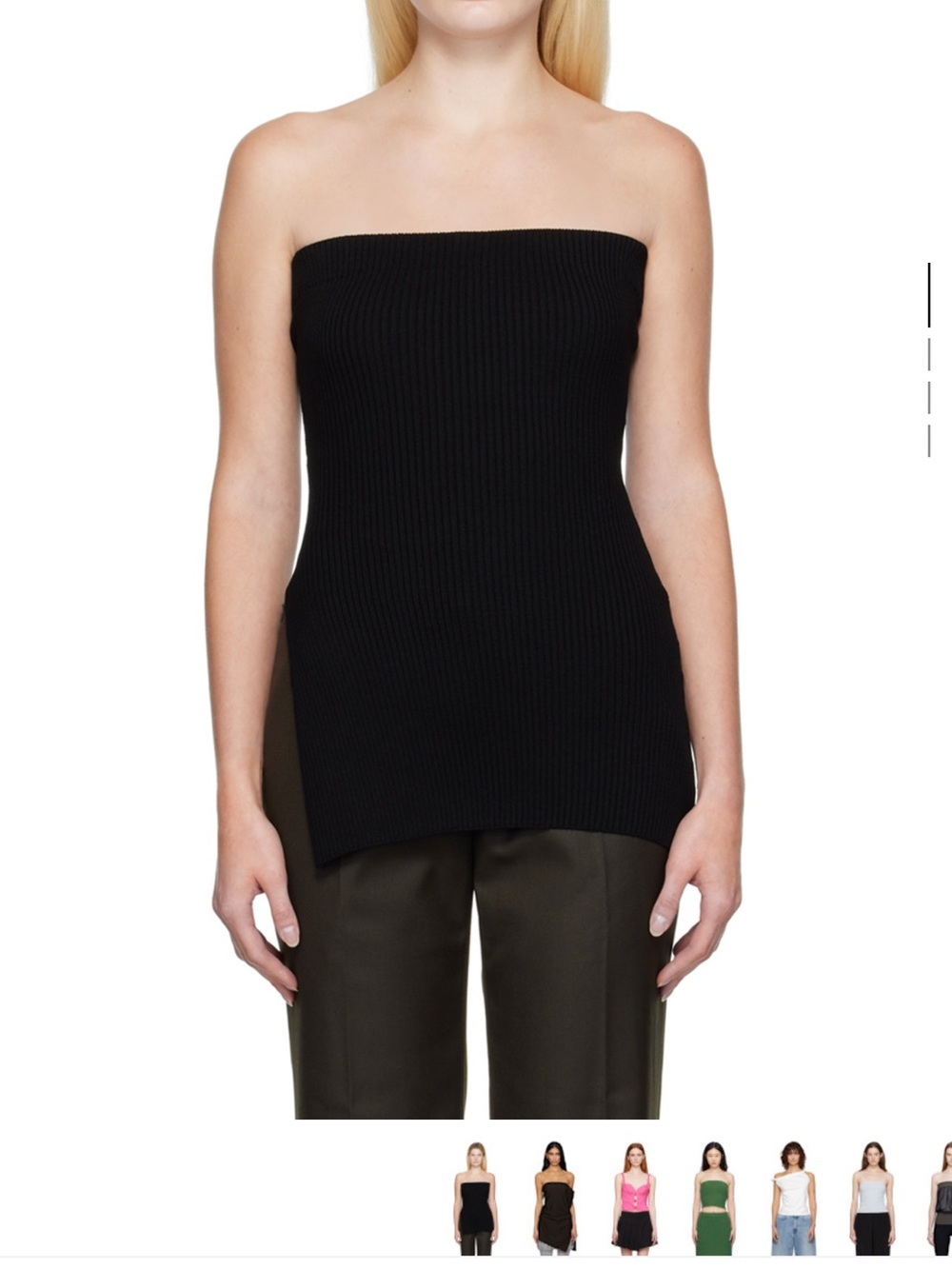 Drae Black Tube Top